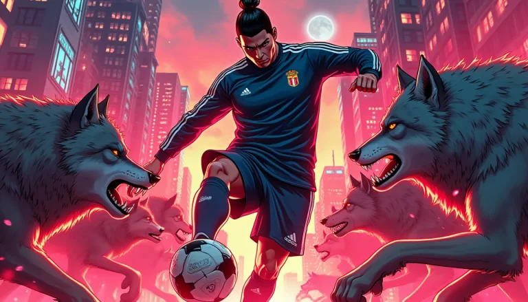 Cristiano Ronaldo im Spiel Fatal Fury: City of the Wolves integriert