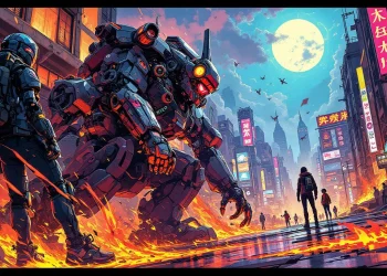 Anime-Adaption für Mika Pikazos Re:bel Robotica Projekt